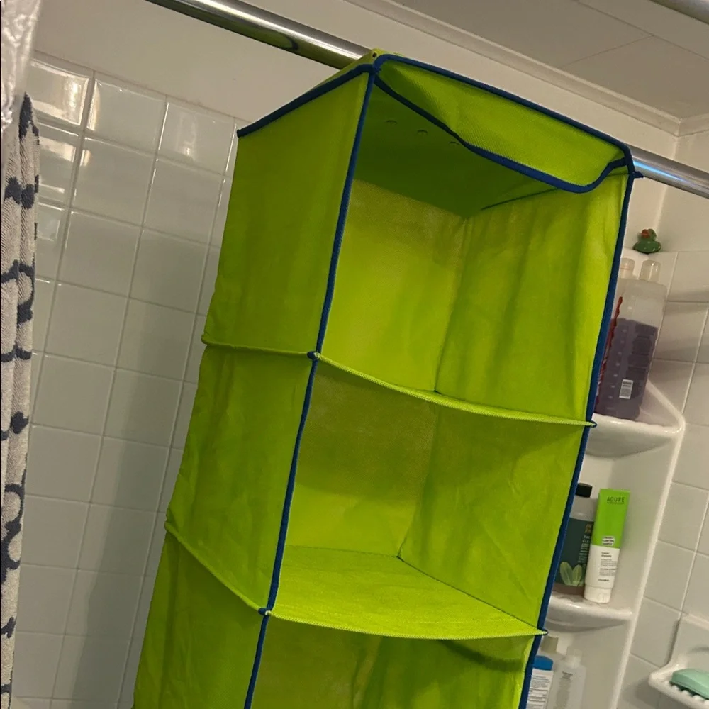 Green Hanging Closet Organizer